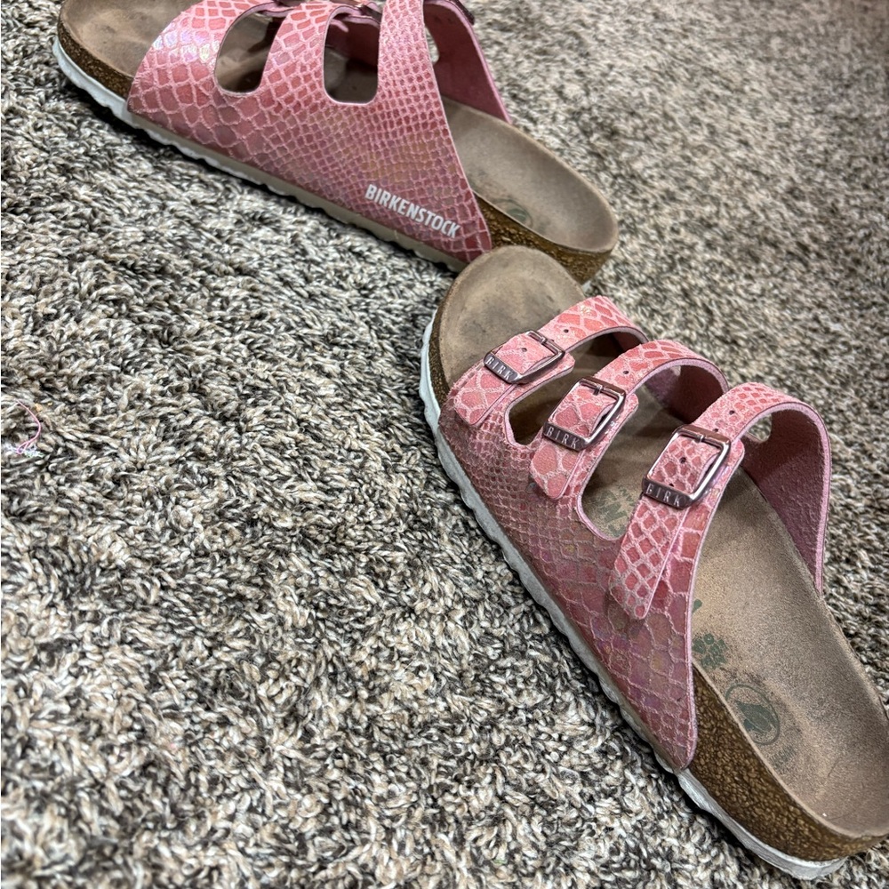 Birkenstock 3-Strap Sandal, Pink shimmer size EU 36 - Picture 4 of 10